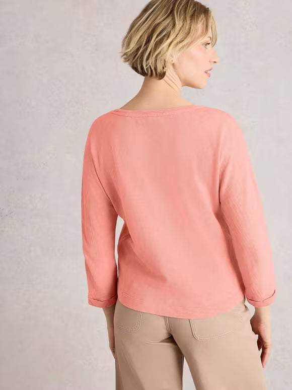 Demi Dolman Top by White Stuff in Coral