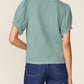 Dusty Flutter Sleeve Tee by ANTHEM the label in Green