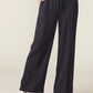 Seamed front Tencel Pant by ANTHEM the label in Black