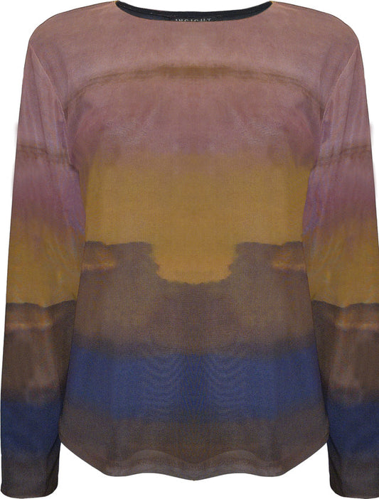 Mesh Top by Insight in Olive Mix