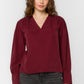 Beretta Top by Velvet Heart in Bordeaux