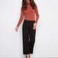 Wide Leg PDR Pants with Pockets by Charlie B in Black