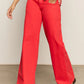 Highland Wide Leg Denim Pant by Sanctuary in Cayenne