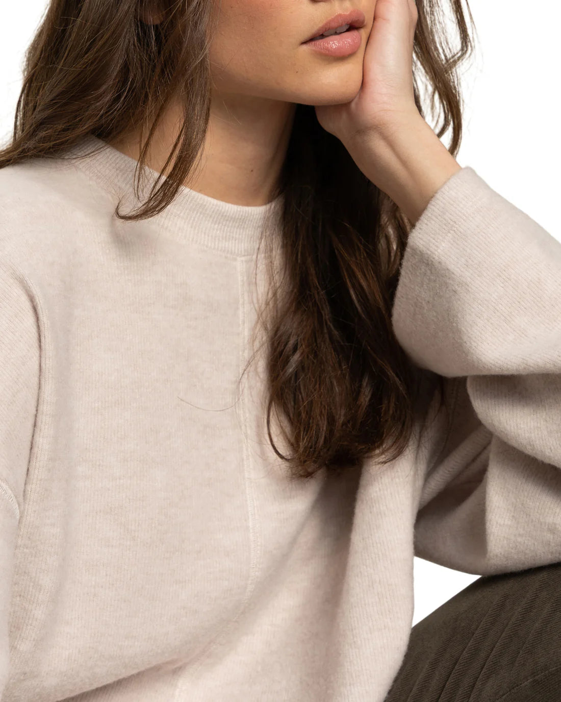 Into the Woods Cozy Top by Sanctuary in Heather Pearl