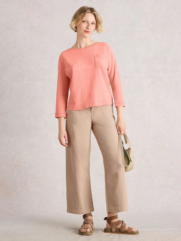 Demi Dolman Top by White Stuff in Coral