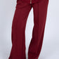 Prida Soft Knit Pull on Straight Leg Pants by RD Style in Chili
