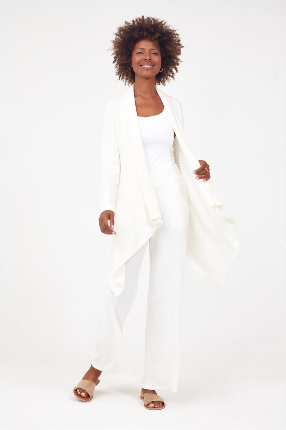 Mae Cardigan by Astrologie in Winter White