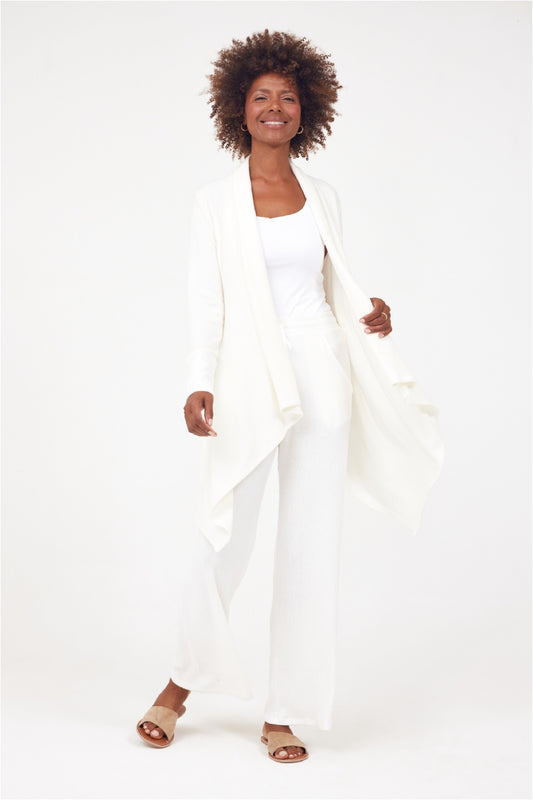 Mae Cardigan by Astrologie in Winter White