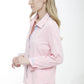 Button Down Collar Top by InCashmere in Pink