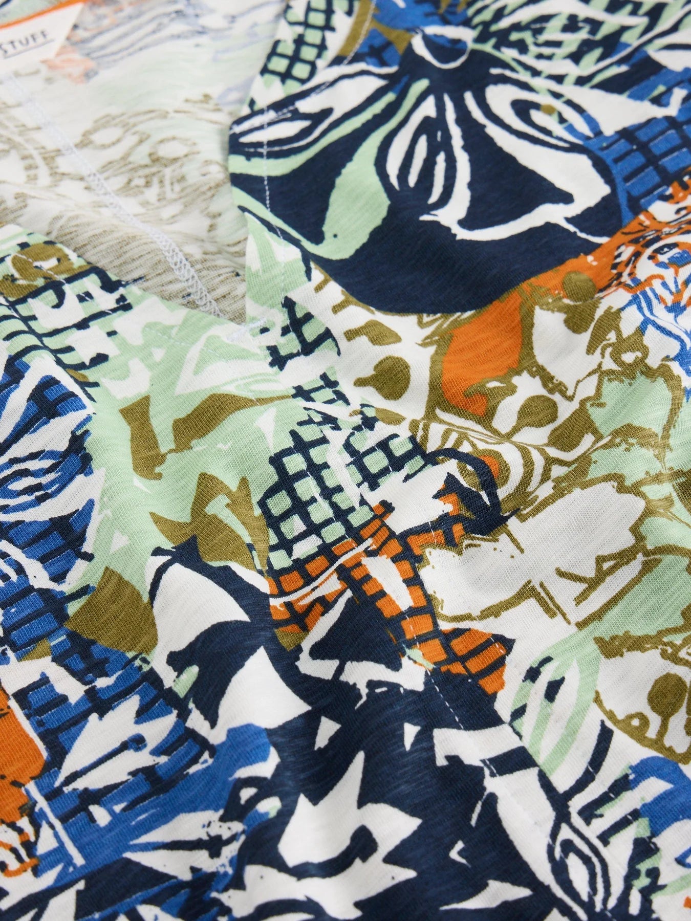 Nelly 3/4 Sleeve by White Stuff in Orange Multi