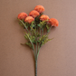 Bundle of 7 Artificial Orange Ball Dahlias by Kalalou