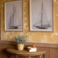 Set of 2 Framed Sailboat Prints Under Glass by Kalalou