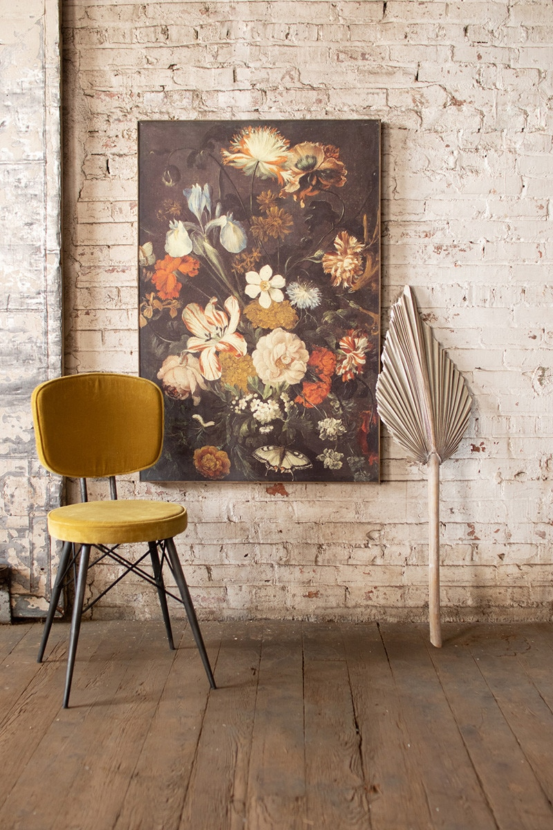 Framed Floral Print by Kalalou